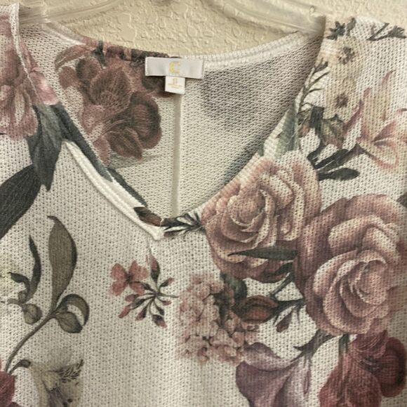 🌸🌺CHARMING CHARLIE FLORAL HALF SLEEVE TOP!! - Picture 4 of 6